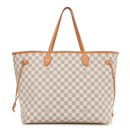 Louis Vuitton Damier Azur Neo Neverfull GM Rose Ballerine 1 of 15