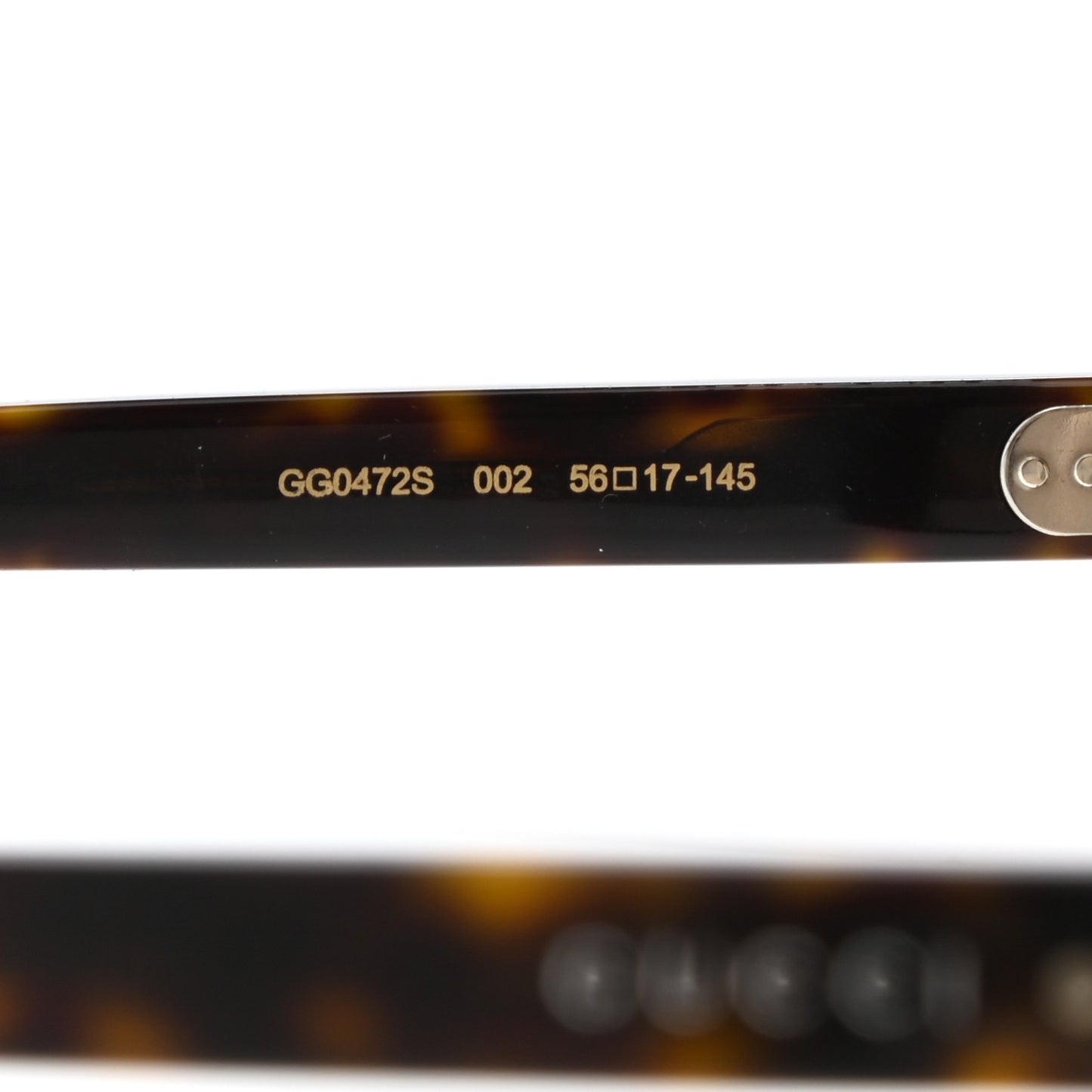 Acetate Sunglasses GG0472S Tortoise
