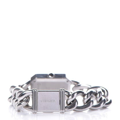 Chanel Stainless Steel Diamond Bezel Mother of Pearl 16mm Chain Premiere Quartz Watch S 4 of 6