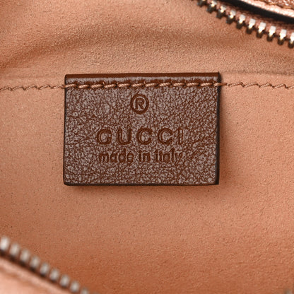 Gucci Glazed Calfskin Matelasse Diagonal Small GG Marmont Chain Shoulder Bag Cuir 6 of 11
