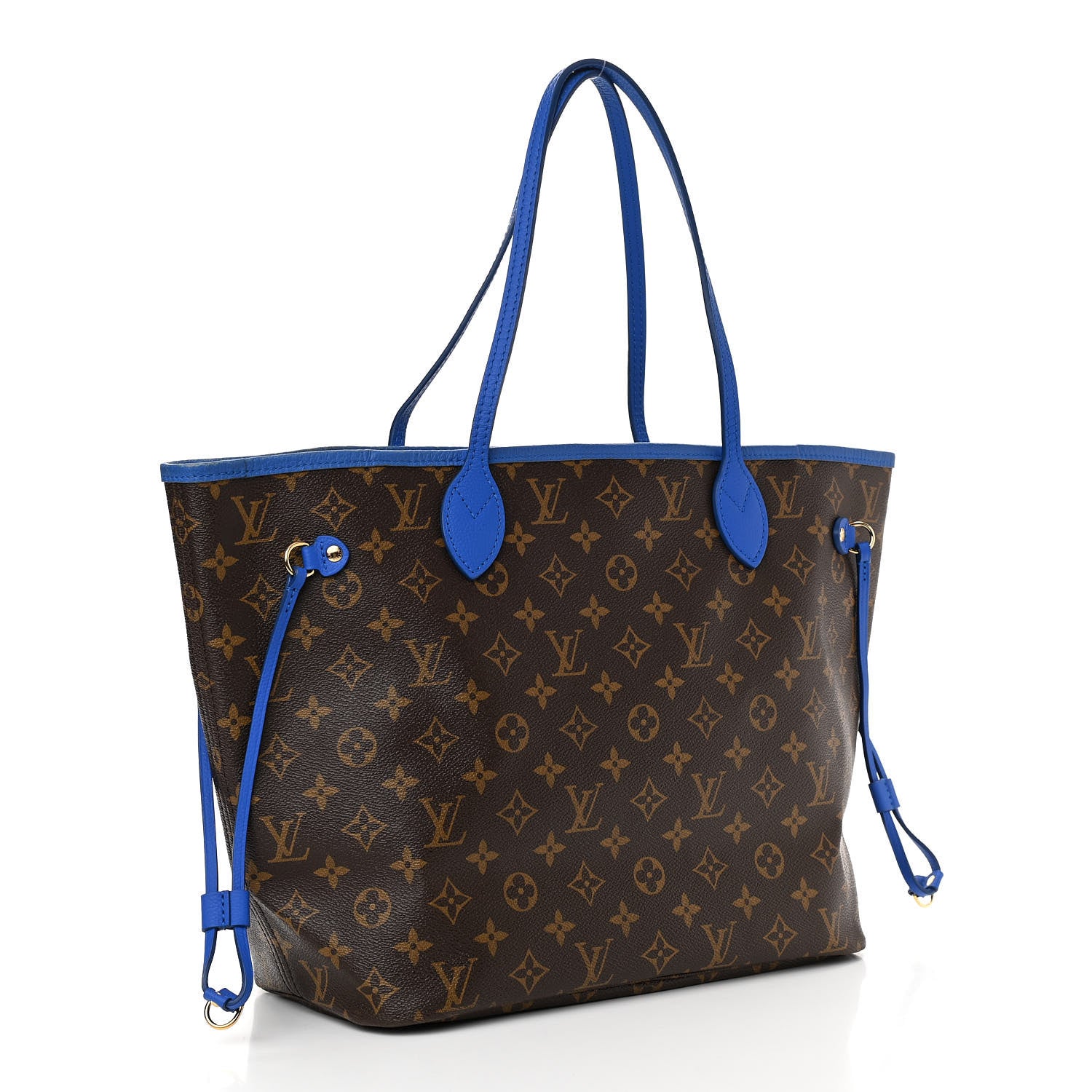 Louis Vuitton Monogram Articles de Voyage Ikat Neverfull MM Grand Blue 3 of 12