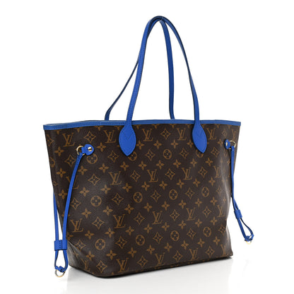 Louis Vuitton Monogram Articles de Voyage Ikat Neverfull MM Grand Blue 3 of 12