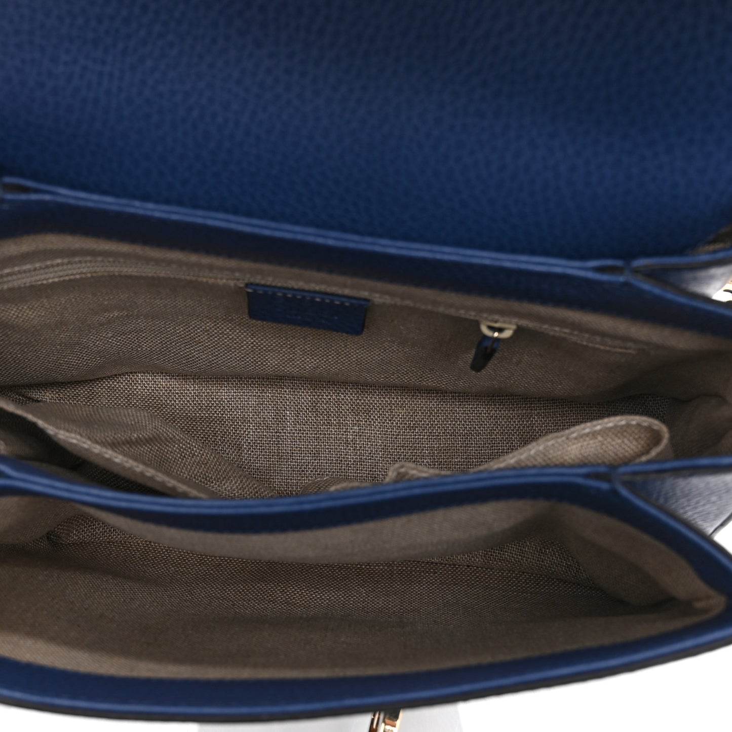 Dollar Calfskin Interlocking G Top Handle Shoulder Bag Caspian