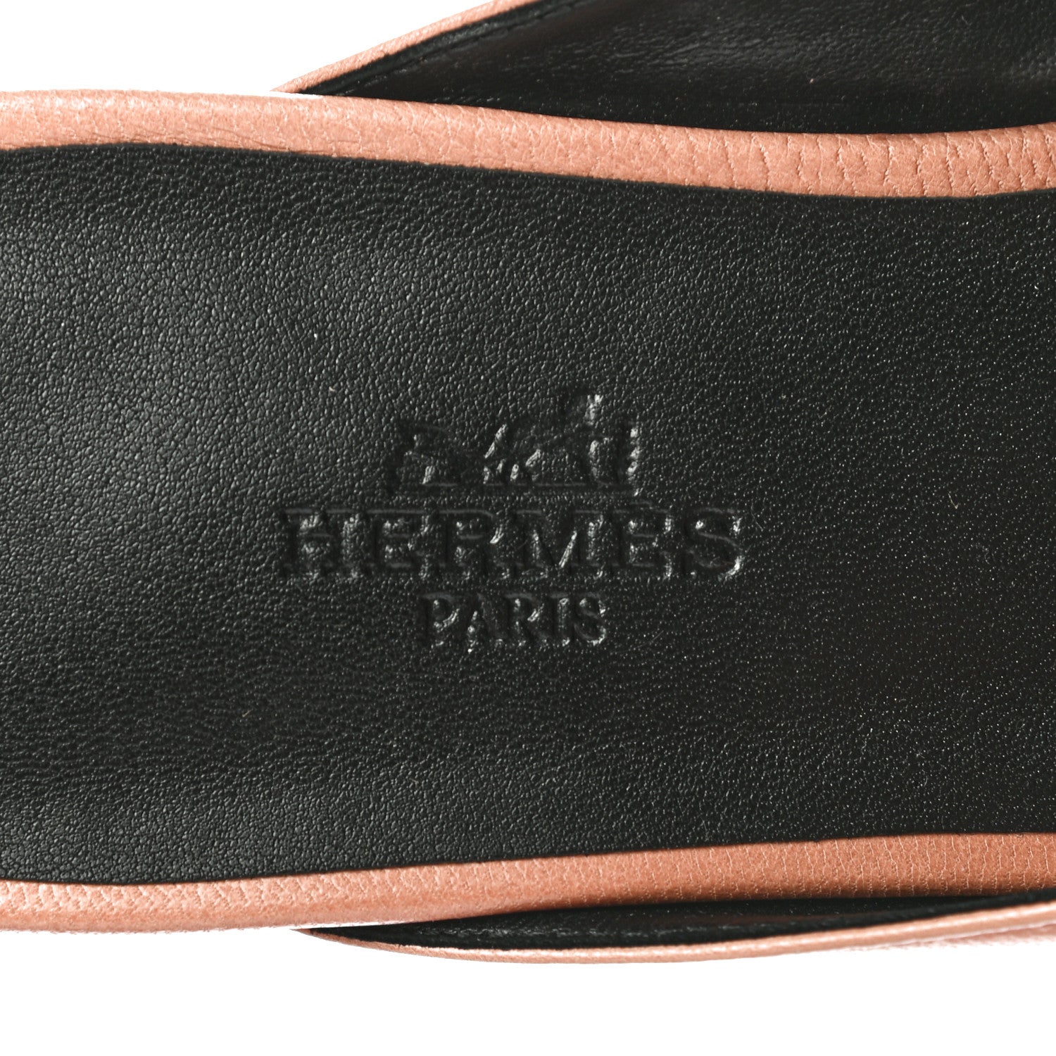 Hermes Goatskin Oz Mules 37.5 Rose Aube 6 of 8