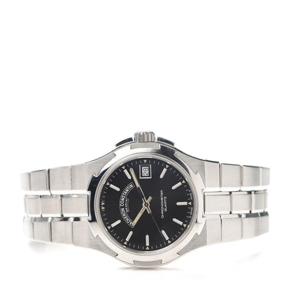 Vacheron Constantin Stainless Steel 35mm Overseas Quartz Watch Black 72050 2 of 5
