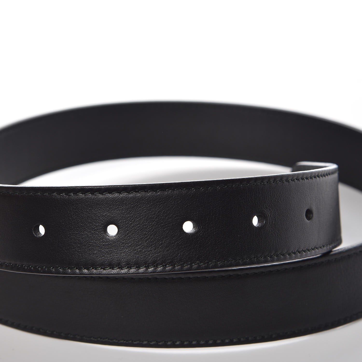 Gucci Moon Calfskin Double G 30mm Belt 105 42 Black 5 of 7