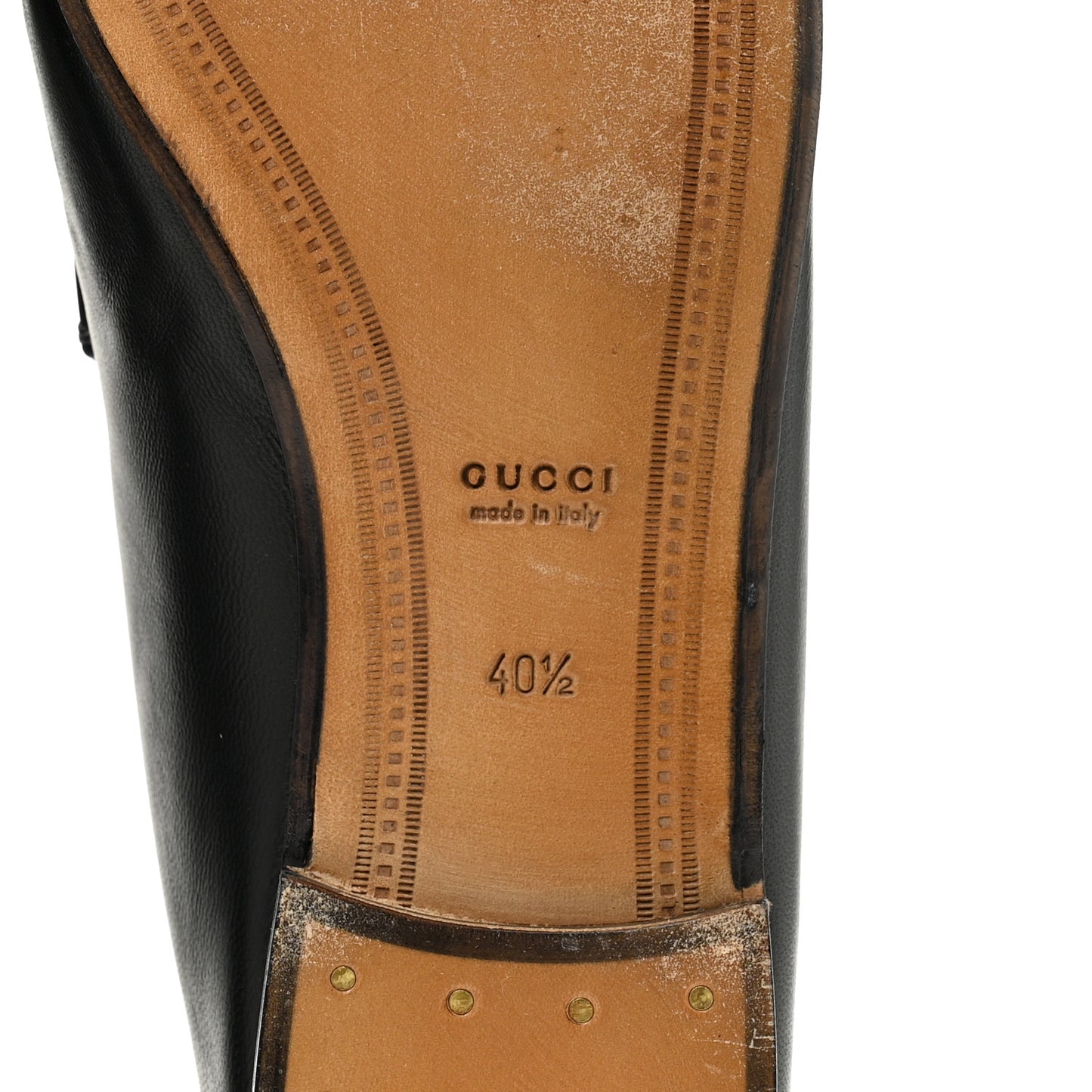 Lambskin Womens Brixton Horsebit Loafers 40.5 Black