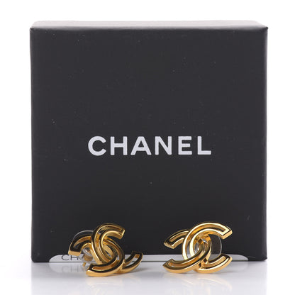 Chanel Metal Obazine CC Earrings Gold 5 of 5