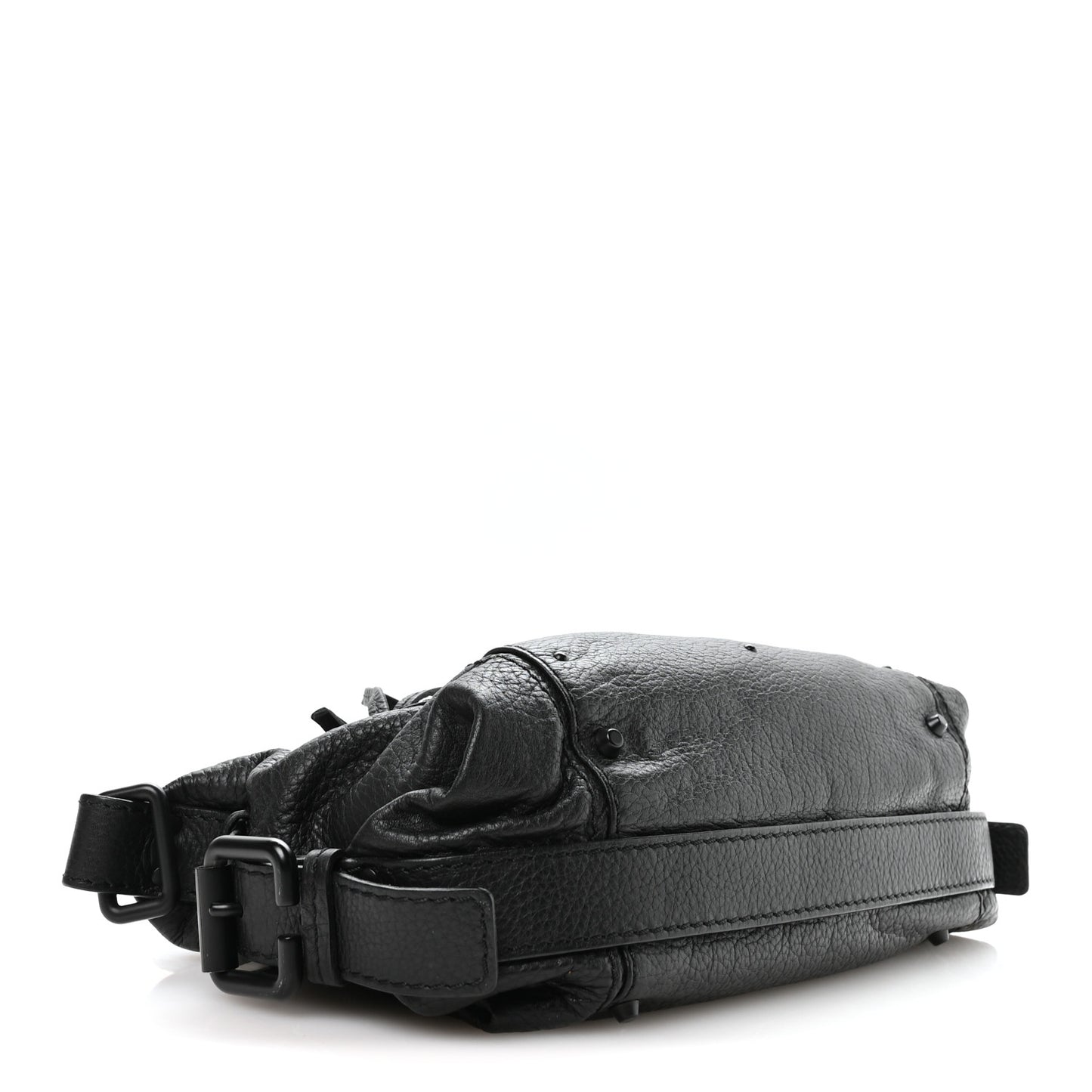 Calfskin Small Paddington Satchel So Black