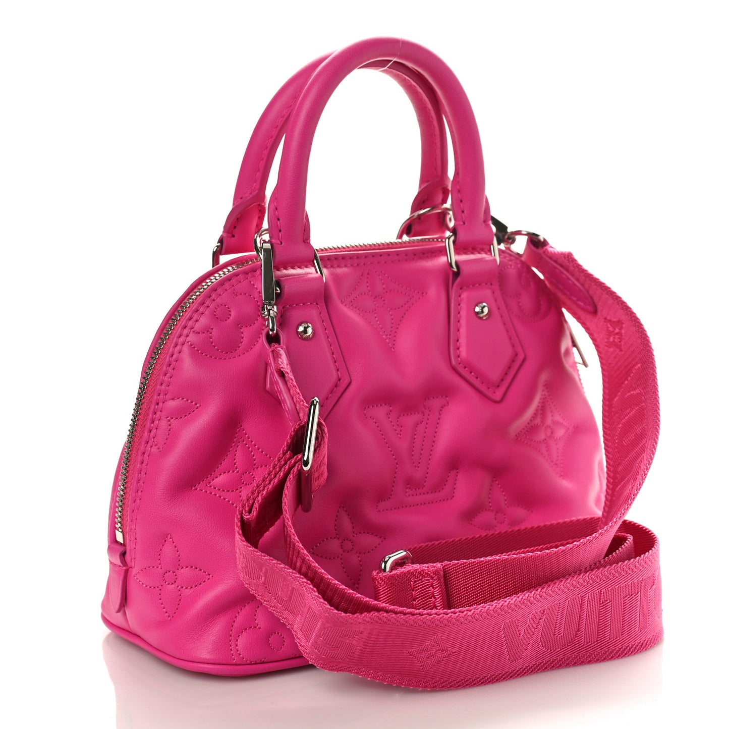 Calfskin Bubblegram Alma BB Rose Miami