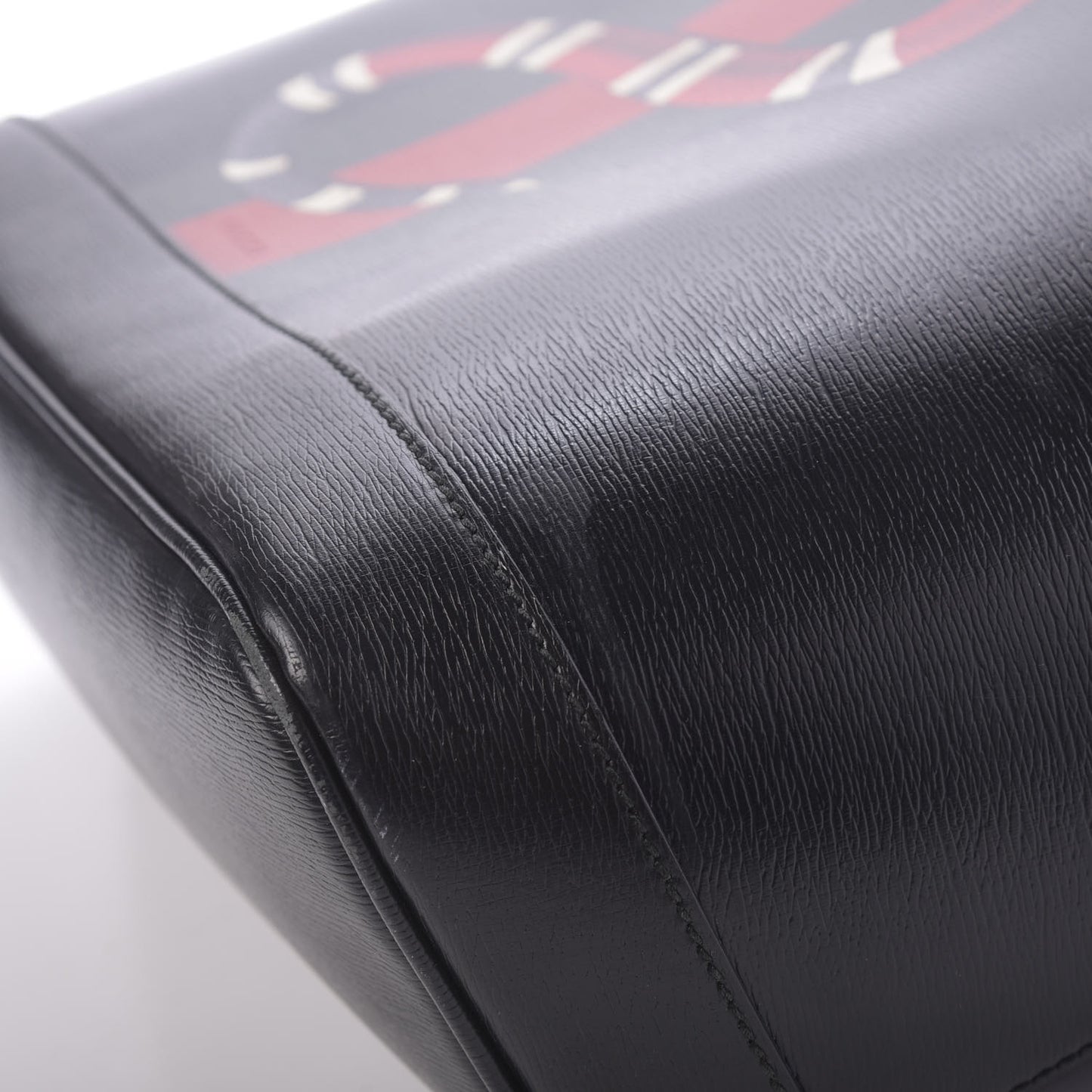 Calfskin Kingsnake Dome Backpack Black