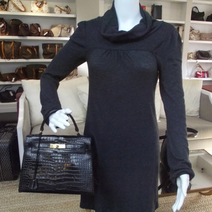 Hermes Porosus Crocodile Kelly 28 Black 2 of 10