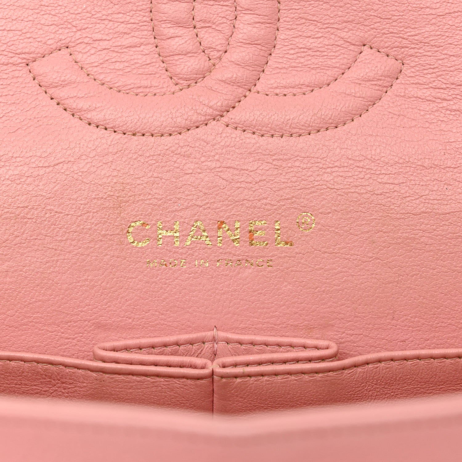 Chanel Caviar Quilted Medium Double Flap Pink 6 of 17