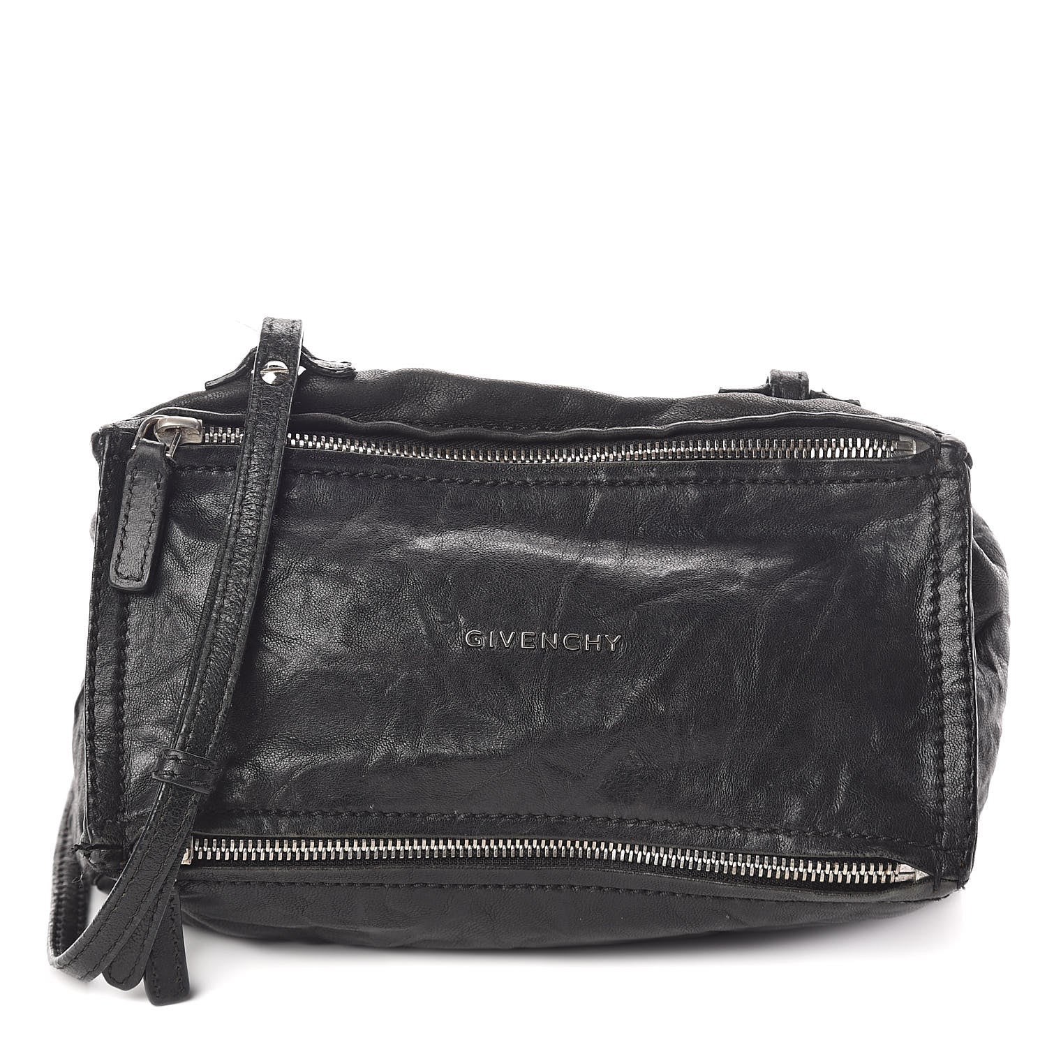 Givenchy Tumbled Sheepskin Mini Pandora Black 1 of 10
