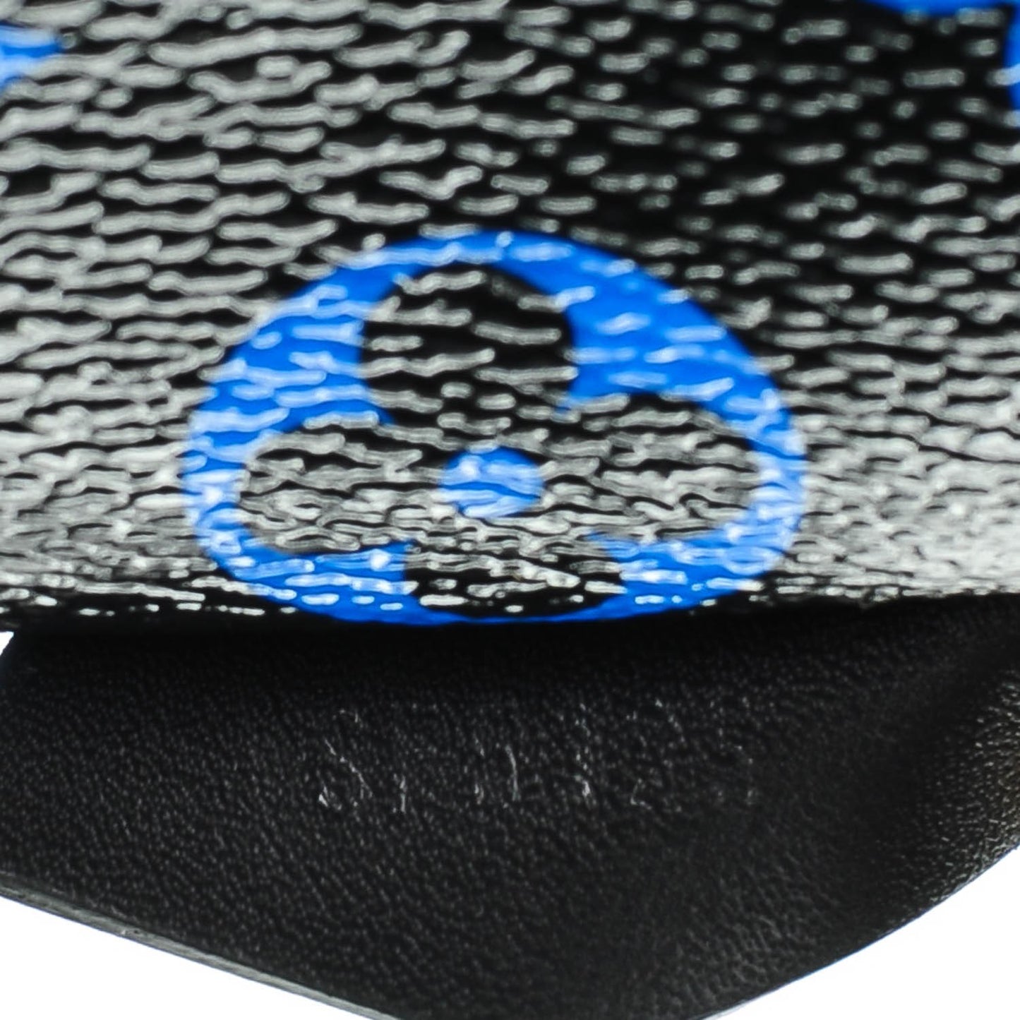 Colored Monogram Mini Pochette Accessories Blue Black