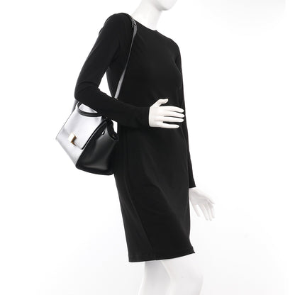 Celine Liege Calfskin Small Trapeze Black 3 of 7