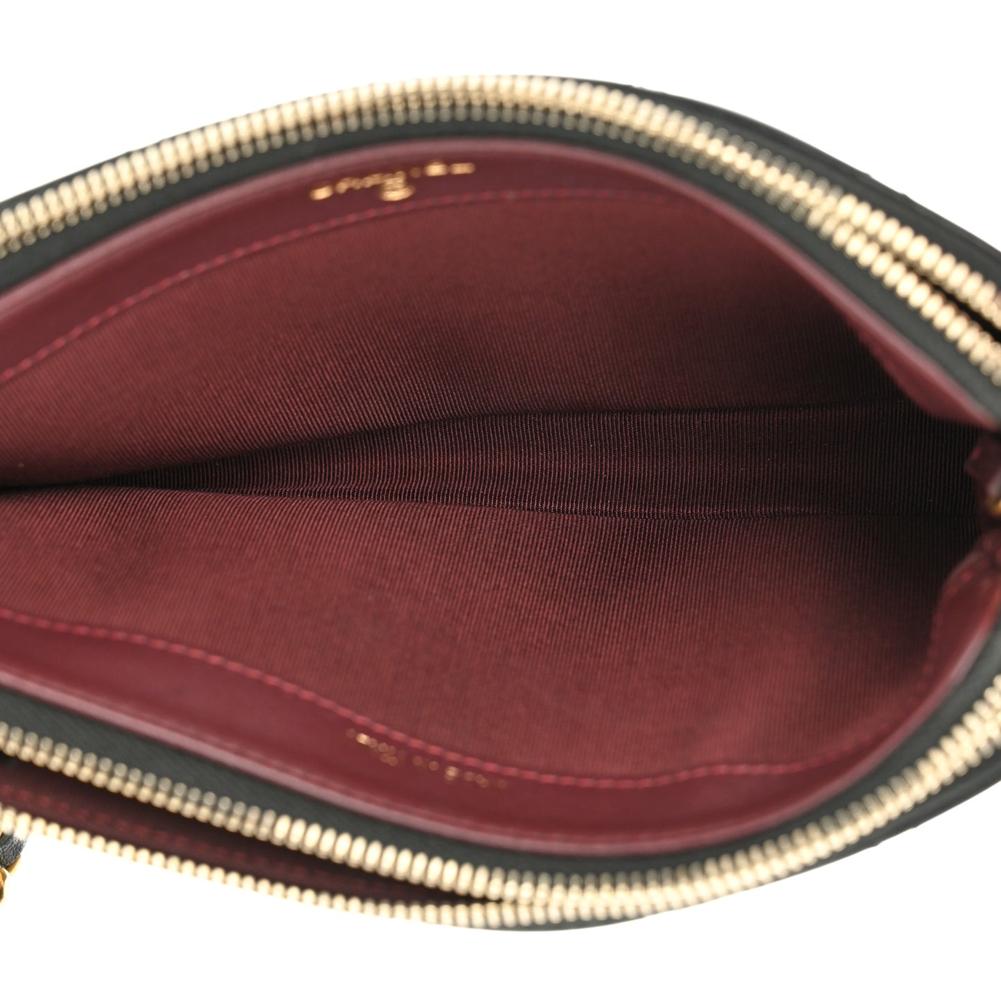 Aged Calfskin Lucky Charms 2.55 Reissue Small Clutch With Chain Black