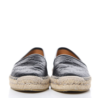Gucci Guccissima Signature Espadrilles 37.5 Black 2 of 13
