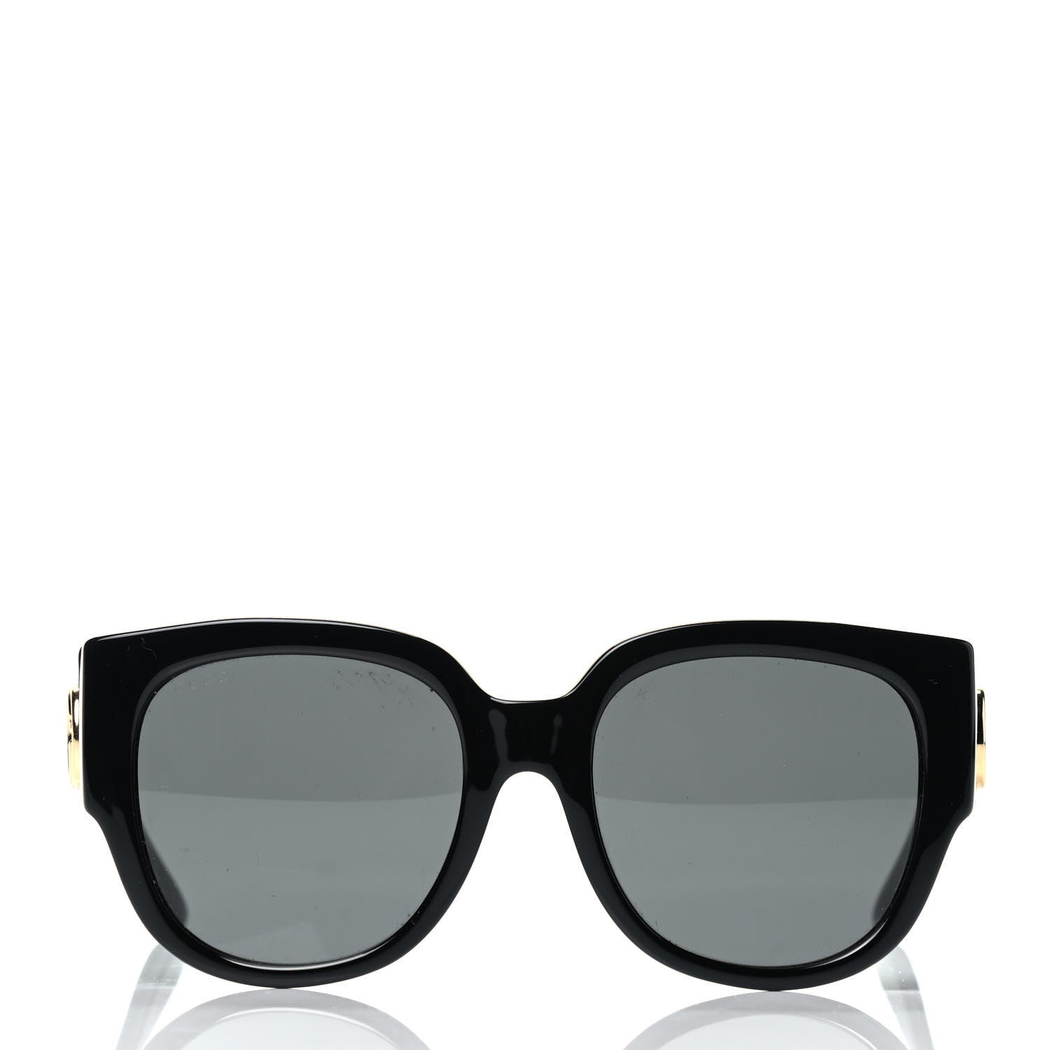 Gucci Acetate Square Frame Sunglasses GG0142SA Black 2 of 5