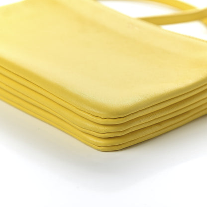 Celine Lambskin Small Trio Crossbody Bag Fluo Yellow 7 of 9