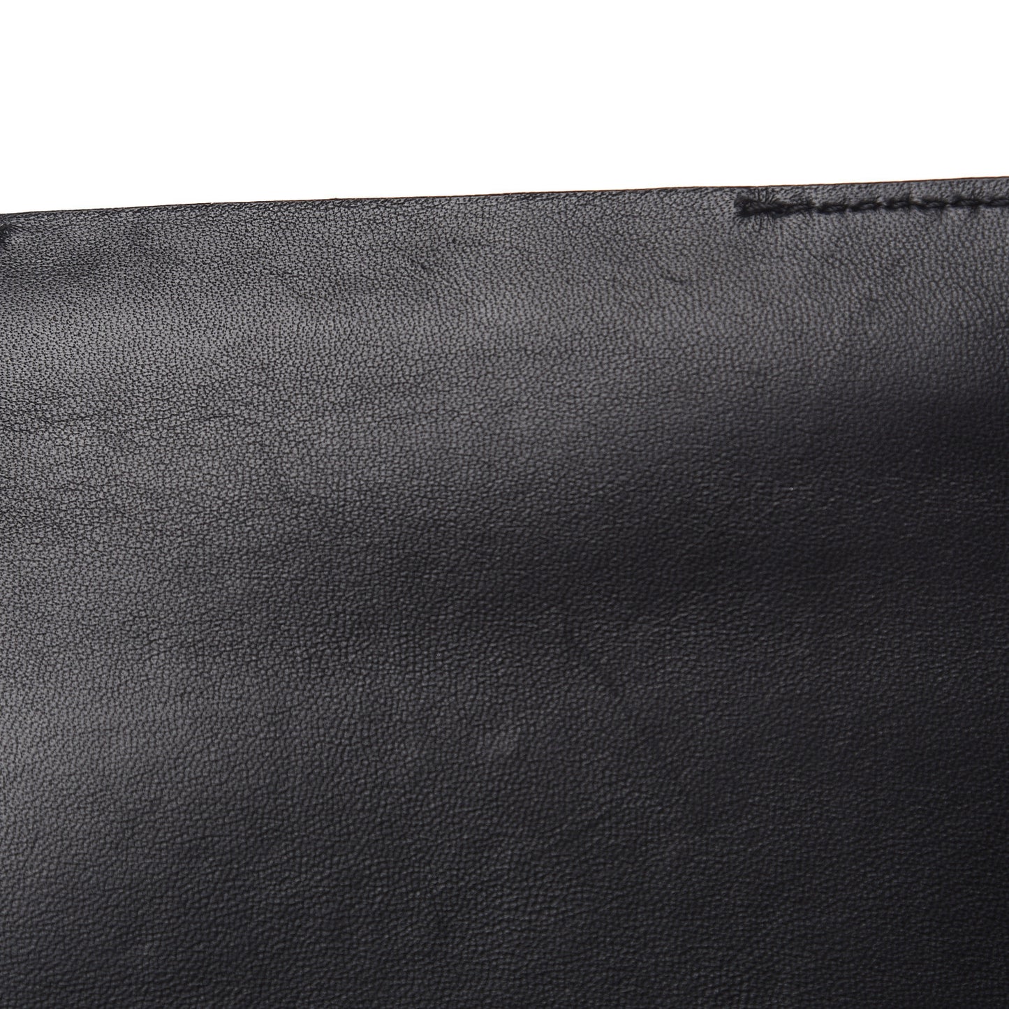 Calfskin Grace Chain Clutch Black