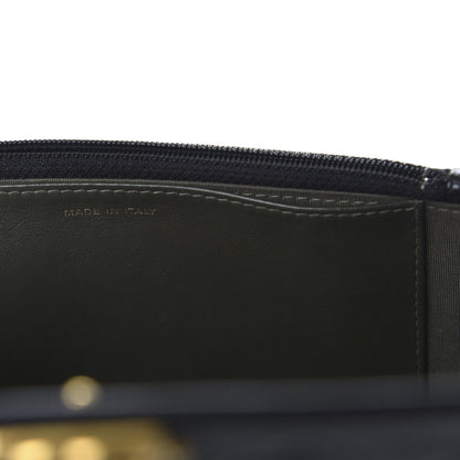 Chanel Caviar Quilted Boy Wallet On Chain WOC Black 9 of 11
