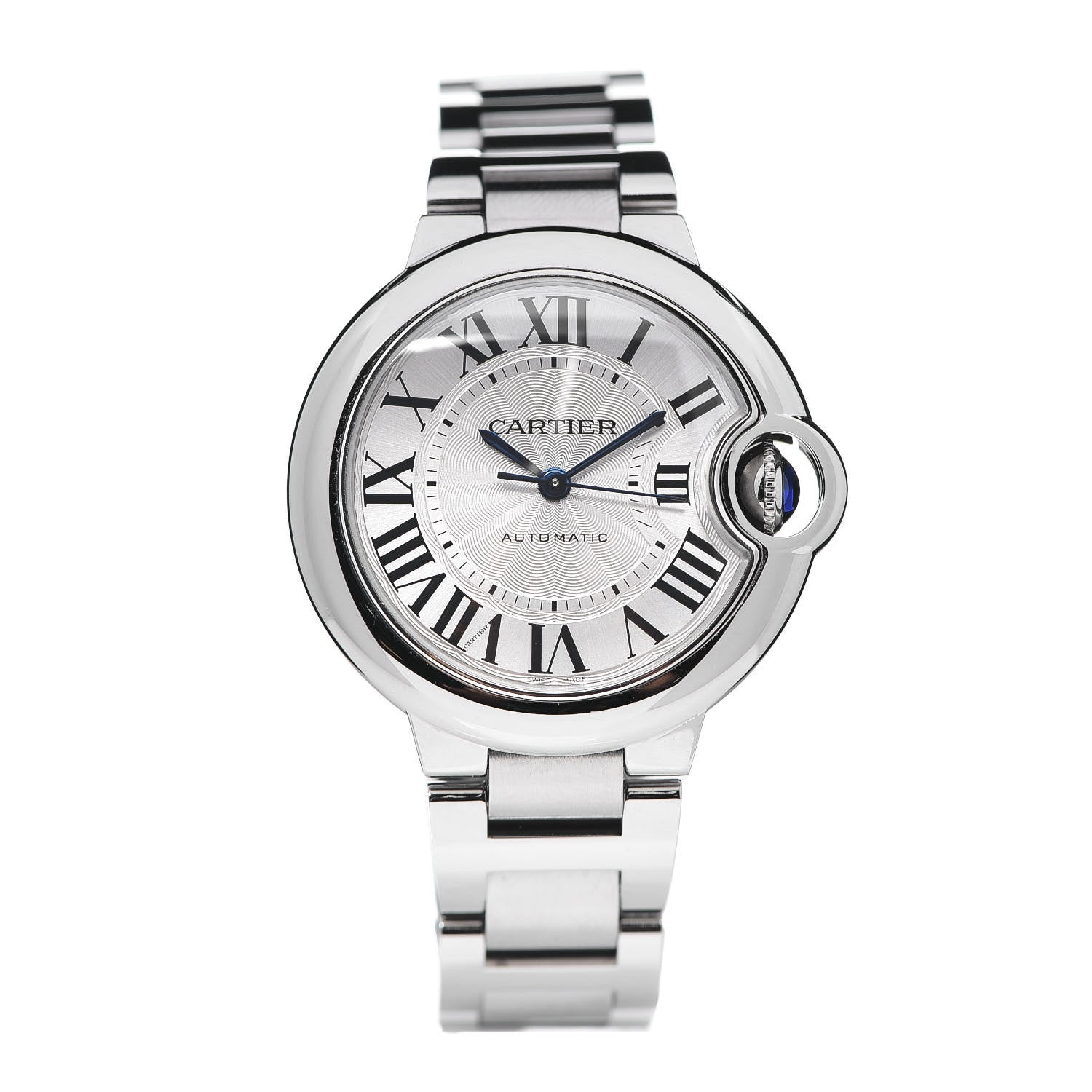 Cartier Stainless Steel 33mm Ballon Bleu De Automatic Watch 1 of 6