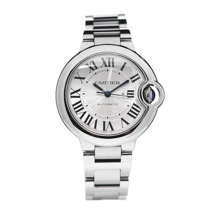 Cartier Stainless Steel 33mm Ballon Bleu De Automatic Watch 1 of 6