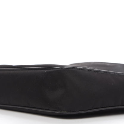 Prada Nylon Saffiano Flat Messenger Bag Black 7 of 10