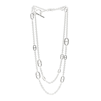 Hermes Sterling Silver Farandole Necklace 120 3 of 6
