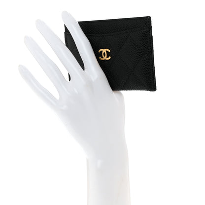 Chanel Caviar Quilted Card Holder Black 2 of 8
