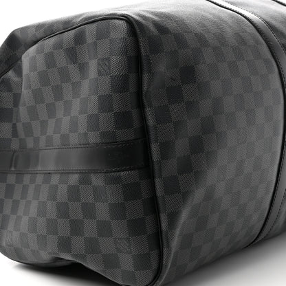 Louis Vuitton Damier Graphite Keepall Bandouliere 55 8 of 25