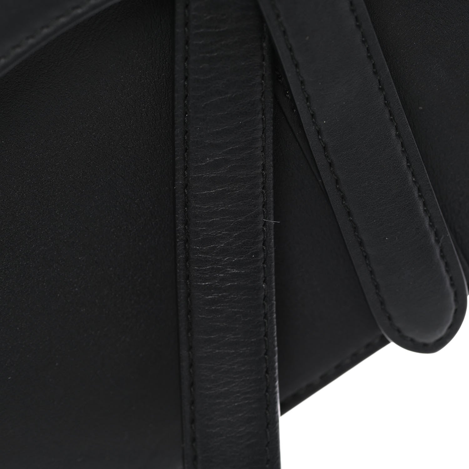 Christian Dior Ultra Matte Calfskin Mini Saddle Bag Black 14 of 16