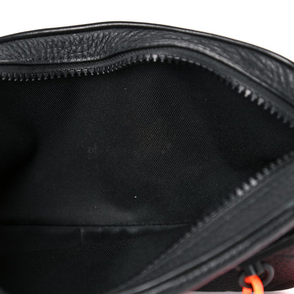 Louis Vuitton Taurillon Monogram Uniformes Solar Ray Soft Pochette Volga Belt Bag Black 7 of 13