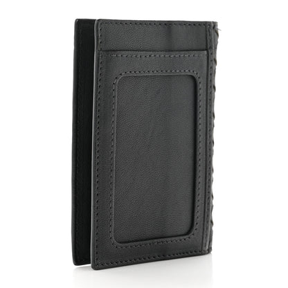 Bottega Veneta Nappa Intrecciato Bi-Fold Card Holder ID Wallet Black 3 of 6