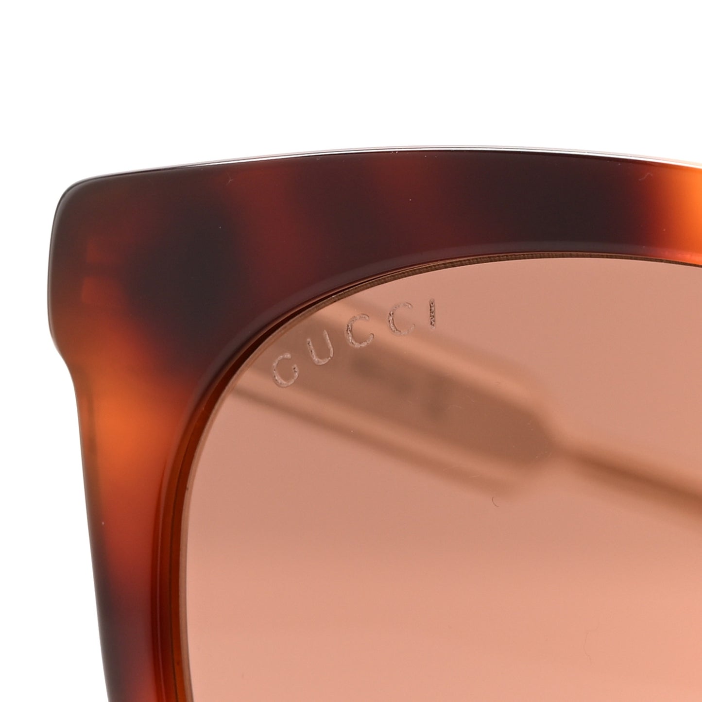 Colorblock Acetate Cat Eye GG0565S Sunglasses Havana