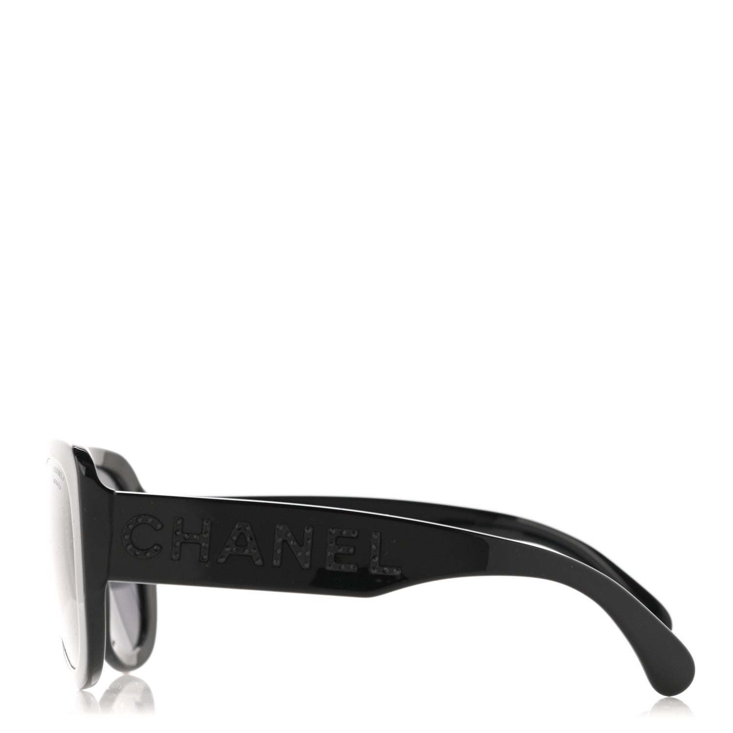 Chanel Resin Polarized Sunglasses 5423-B Black 3 of 10