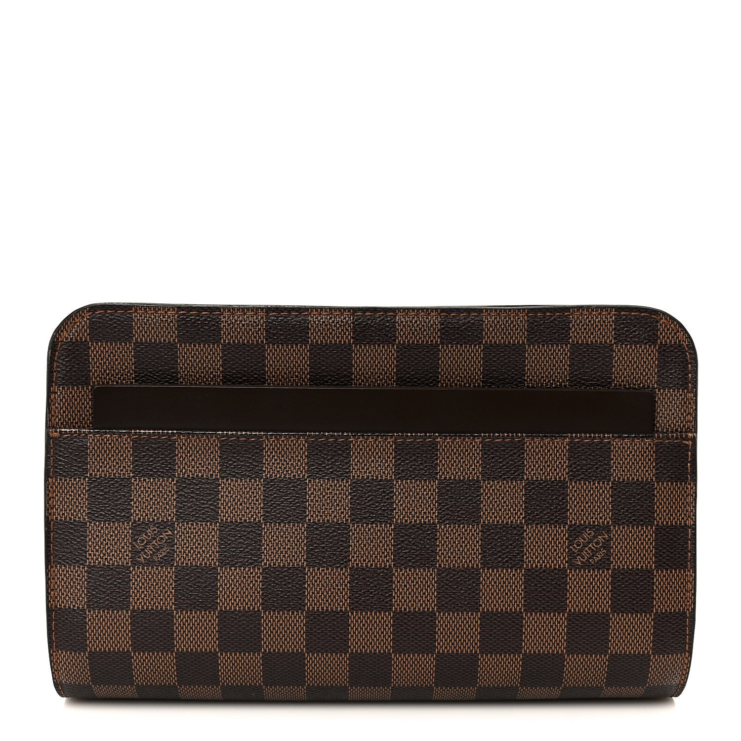 Louis Vuitton Damier Ebene Pochette Saint Louis Clutch 1 of 8