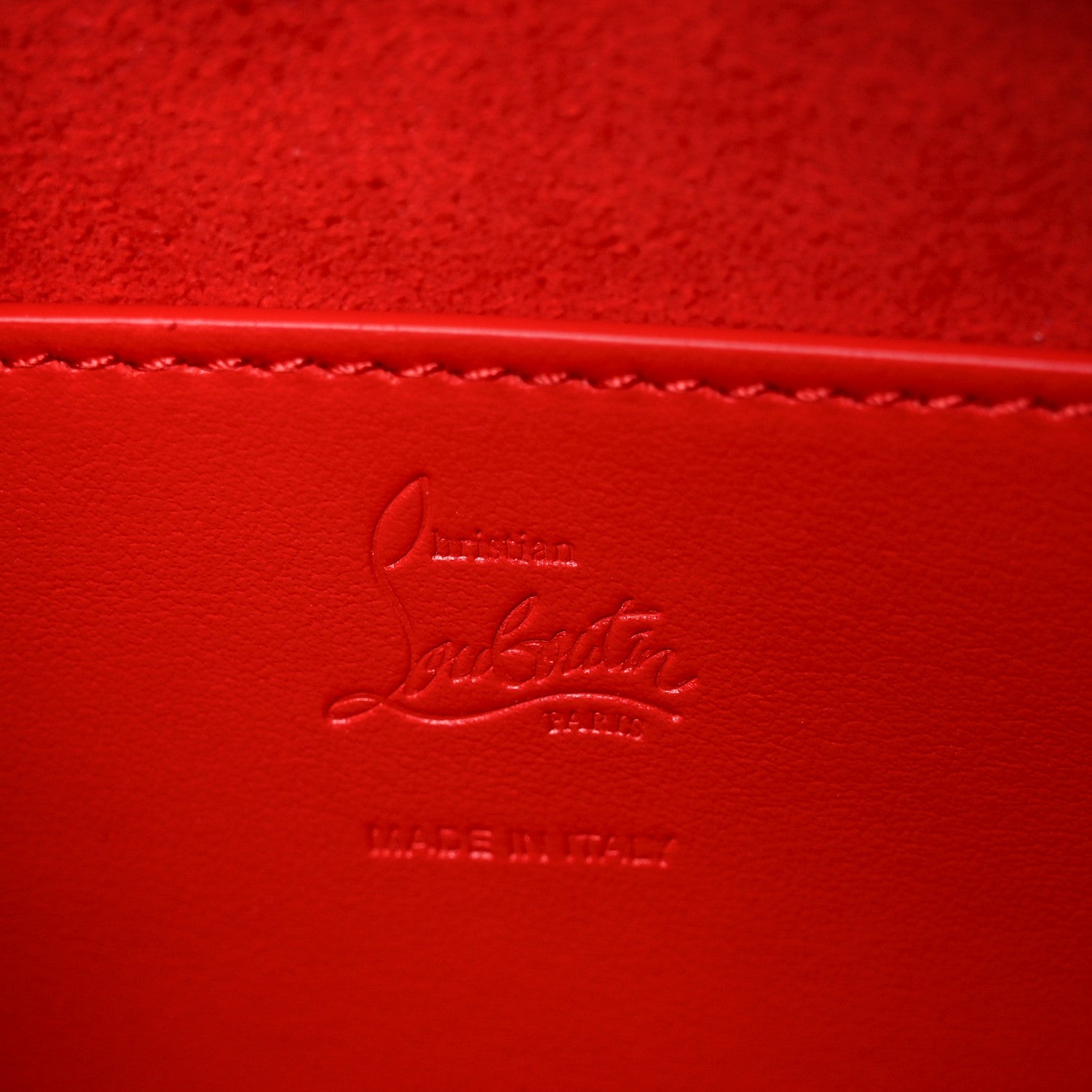 Christian Louboutin Calfskin Cordia Venus Handbag Marine 6 of 9