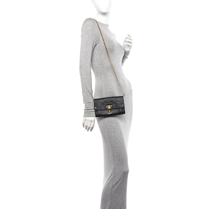 Louis Vuitton Empreinte Vavin Chain Wallet Black 2 of 11