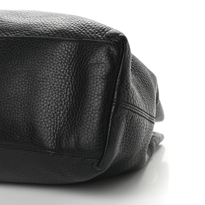 Gucci Pebbled Calfskin Medium Soho Chain Shoulder Bag Black 9 of 13