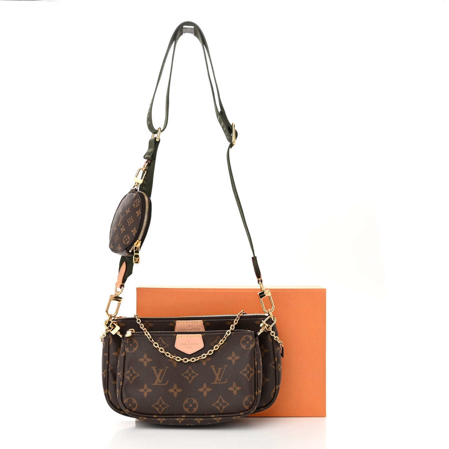 Monogram Multi Pochette Accessories Kaki