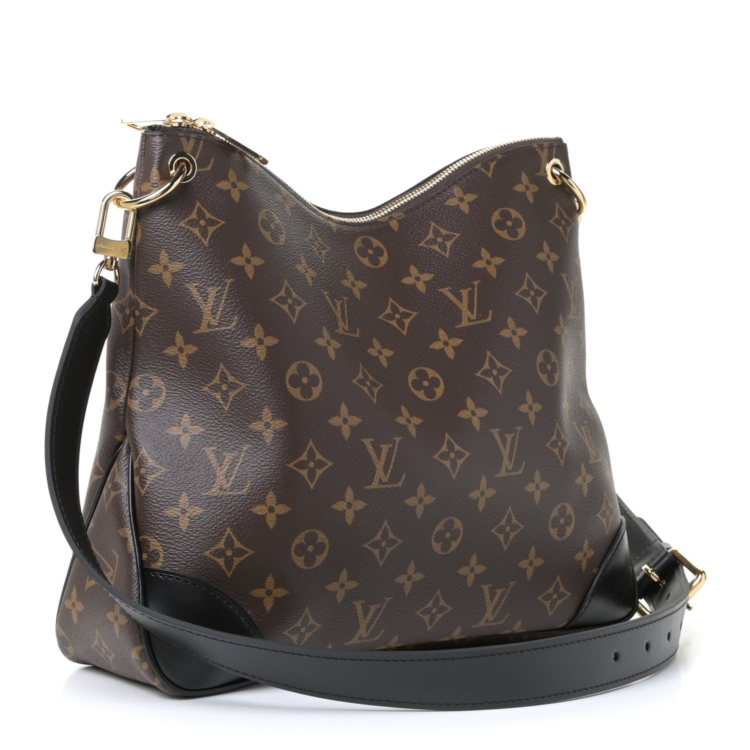 Louis Vuitton Monogram Odeon MM Black 3 of 8
