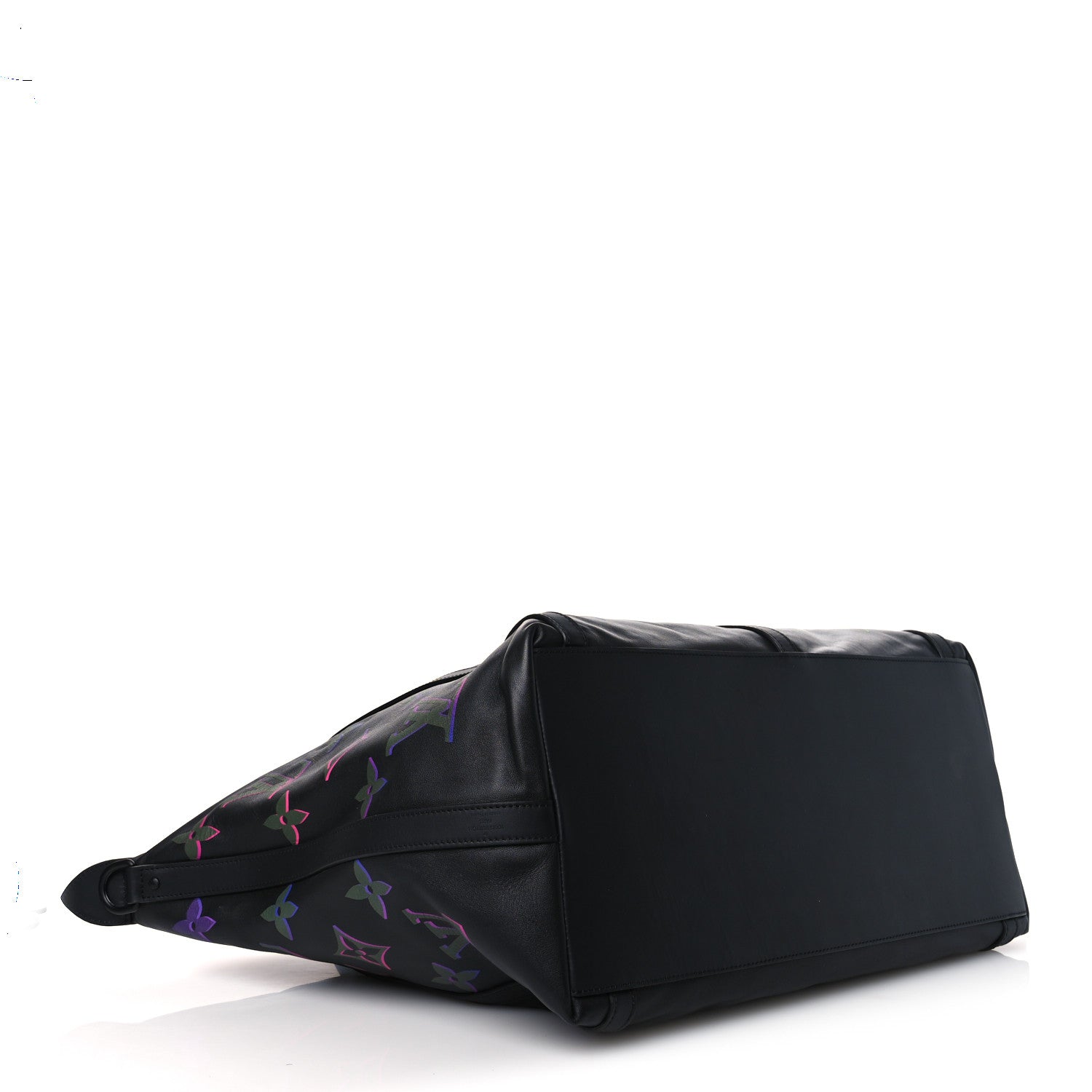 Louis Vuitton Calfskin Monogram Spotlight Comet Duffle Black Borealis 3 of 9