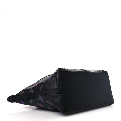 Louis Vuitton Calfskin Monogram Spotlight Comet Duffle Black Borealis 3 of 9