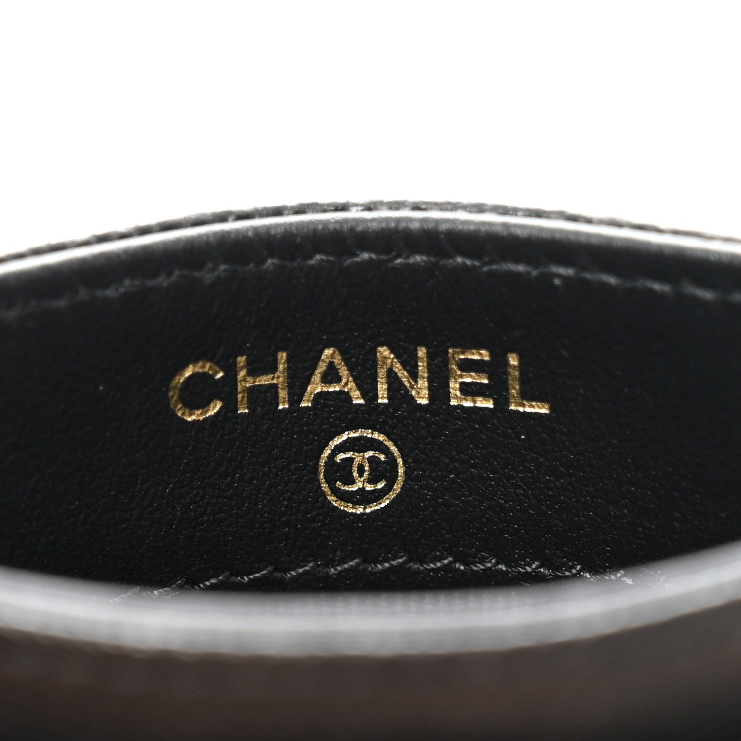 Chanel Caviar Quilted Crystal Card Holder Black 6 of 9