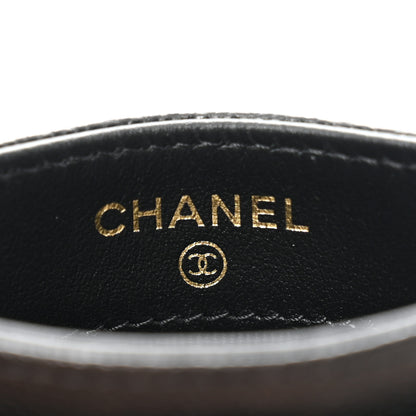 Chanel Caviar Quilted Crystal Card Holder Black 6 of 9