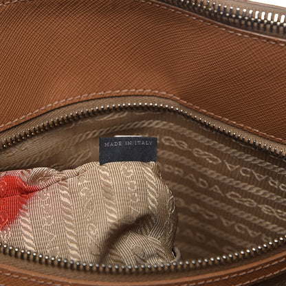 Prada Saffiano Lux Extra Large Galleria Double Zip Tote Caramel 7 of 18