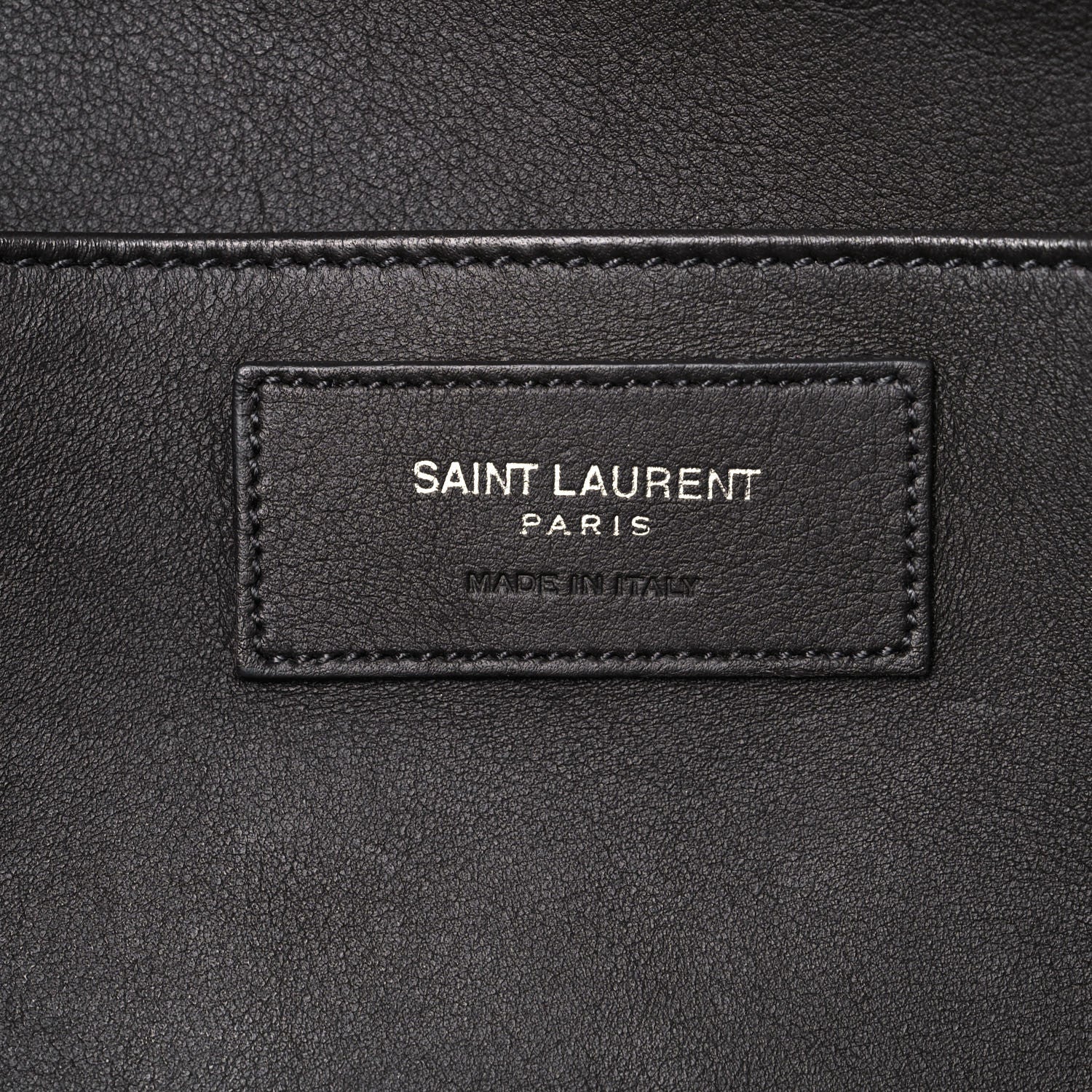 Saint Laurent Calfskin Crocodile Embossed Small Monogram Downtown Cabas Earth 5 of 20