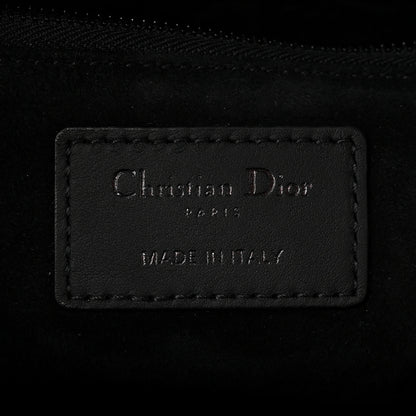 Christian Dior Ultra Matte Calfskin Cannage Large Lady Dior Black 6 of 12
